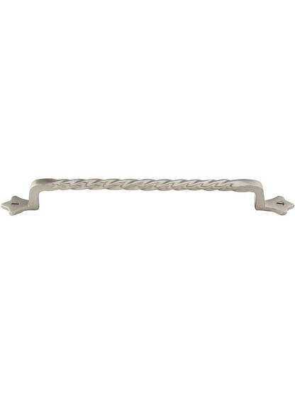 Twist Bronze 10-Inch Cabinet Pull in White Bronze.